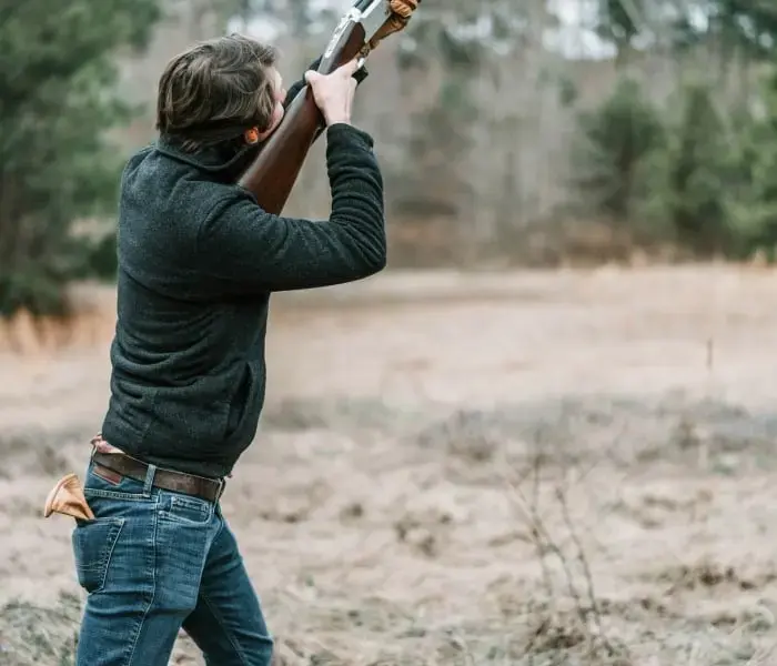 A man shooting at Teton Mountain Lodge
