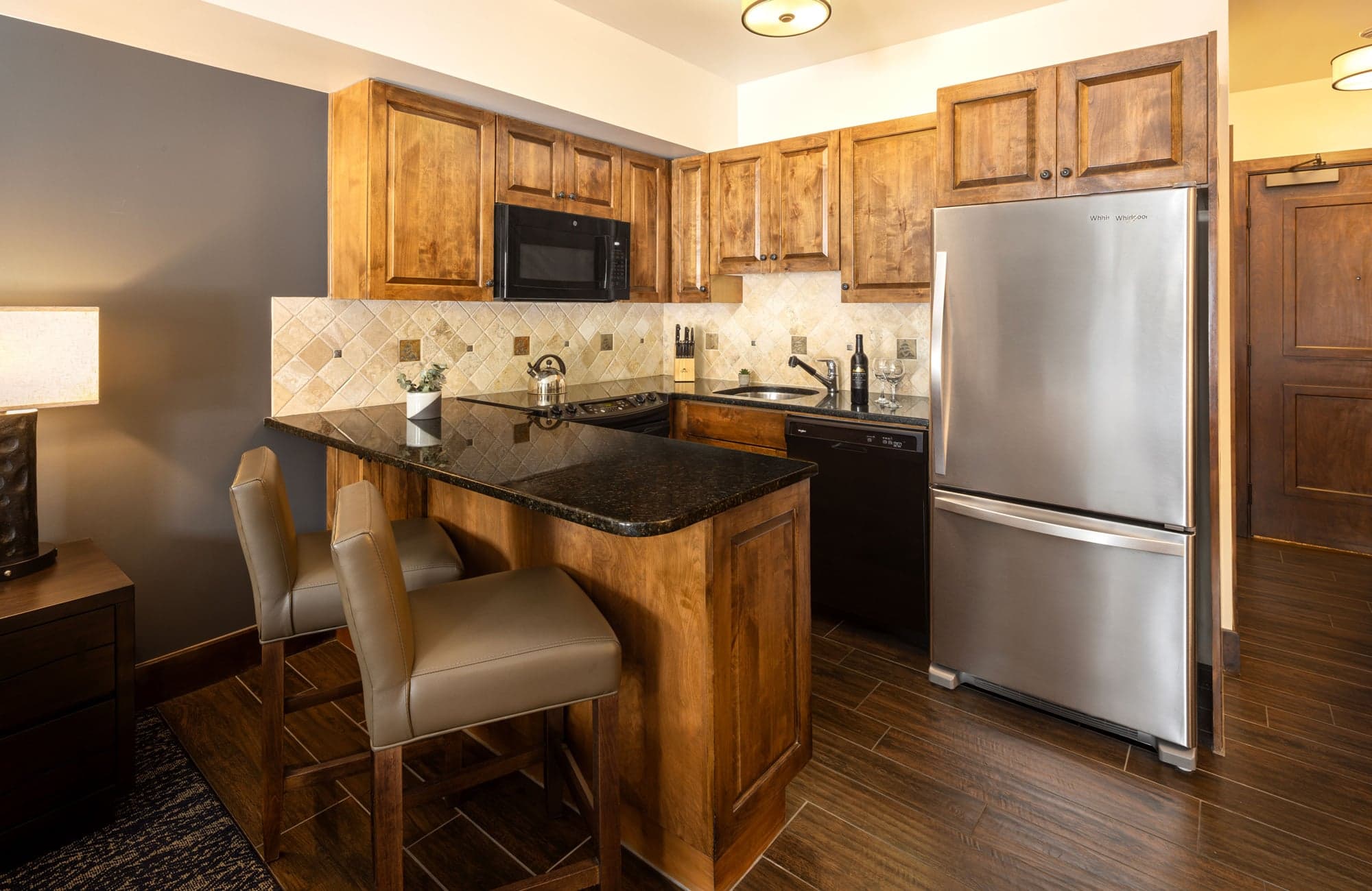 Suite Kitchen At Teton Mountain Lodge